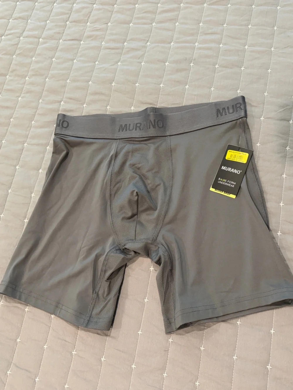 Murano Men's Boxer Briefs - Gray/Black/Navy Blue